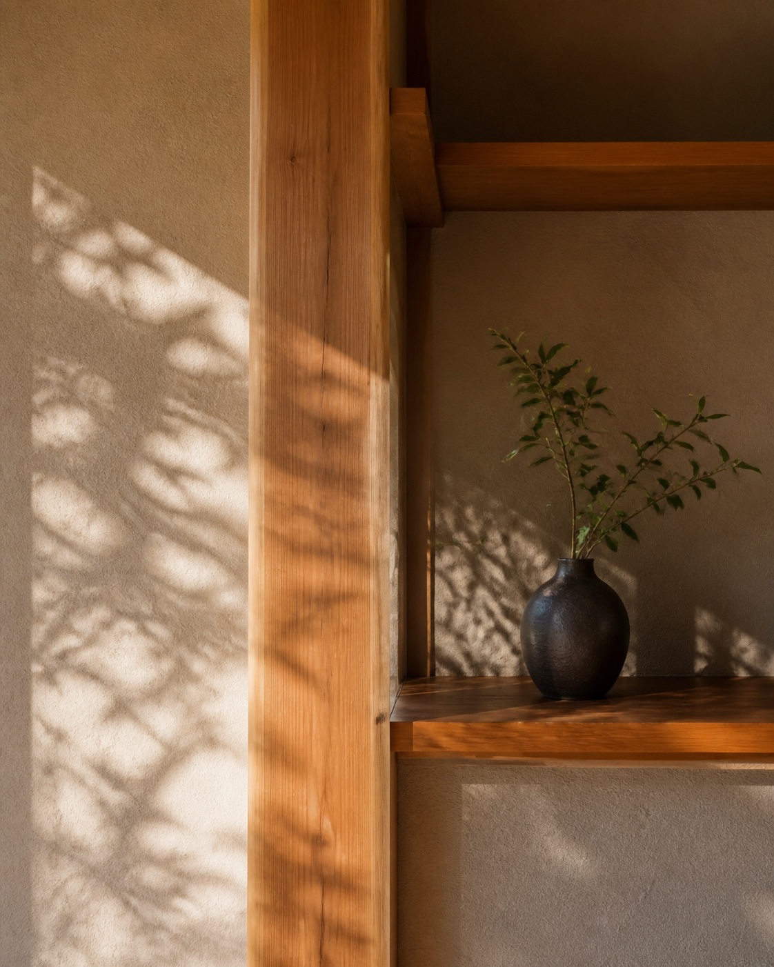 庭とつながる平屋の素材と納まり