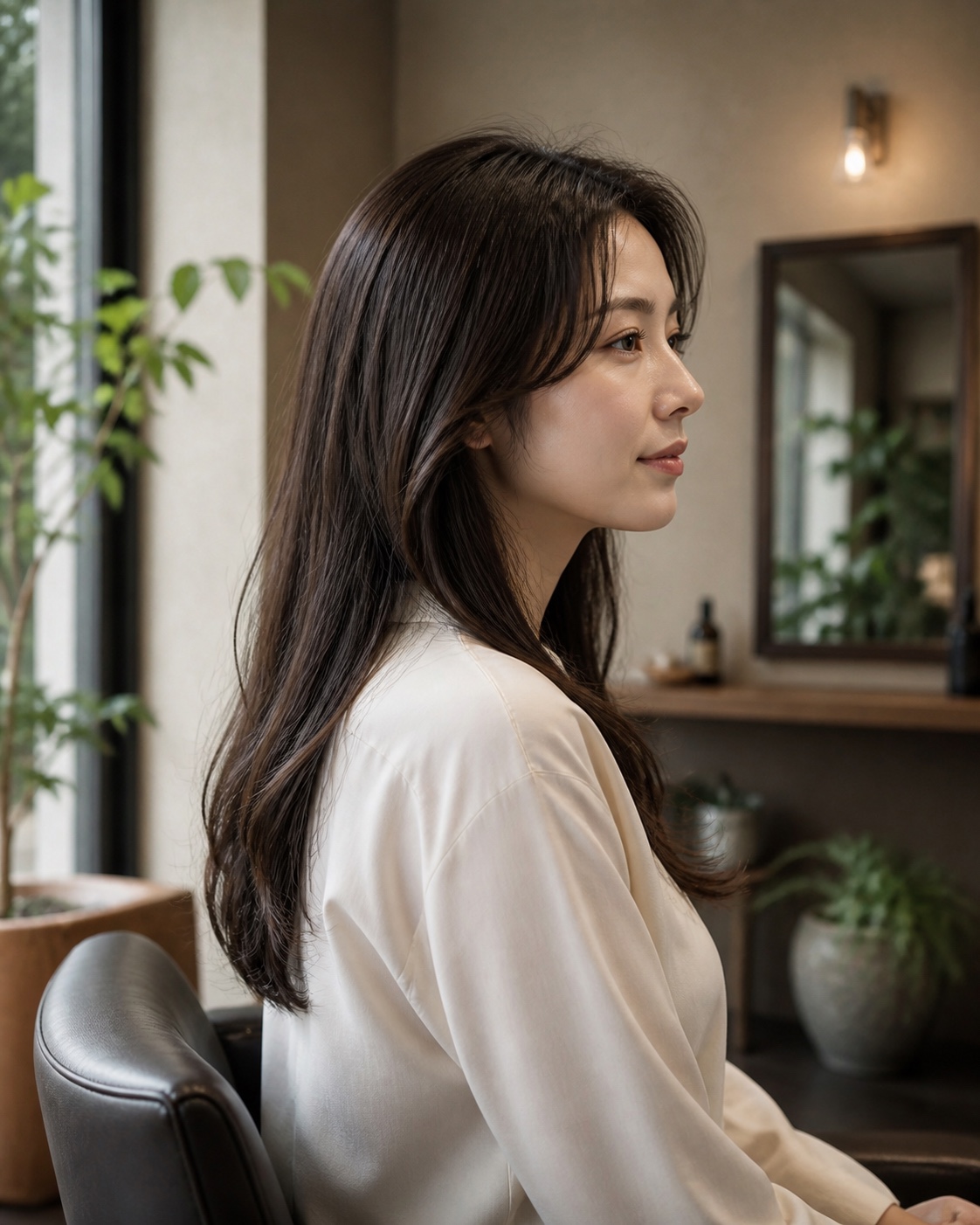艶のあるナチュラルロングスタイル